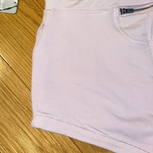 Free People Where The Wind Blows powdered lavender cotton shorts, size S, NWT - Picture 9 of 11